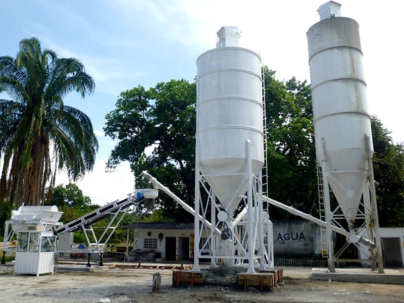 Altron Silo Horizontal Almacenamiento Cemento Agranel